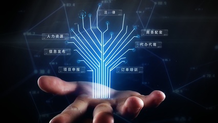 原创科技大气震撼文字光线树AE模板下载